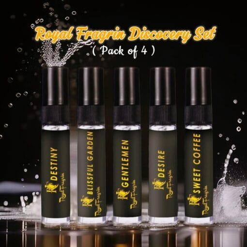 Pack of 4 perfume tester royal fragrin